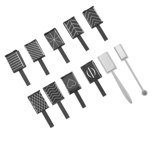 11Pcs 3D Cat Eye UV Gel Magnet Set 1