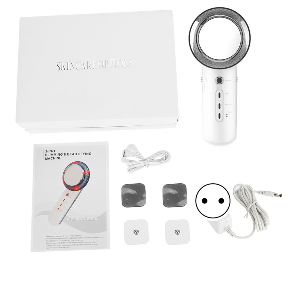 3-in-1 Ultrasound Cavitation EMS Facial Body Sliming Massager