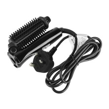 Ceramic Tourmaline Foldable Anion Hair Brush Curler Styling Tool