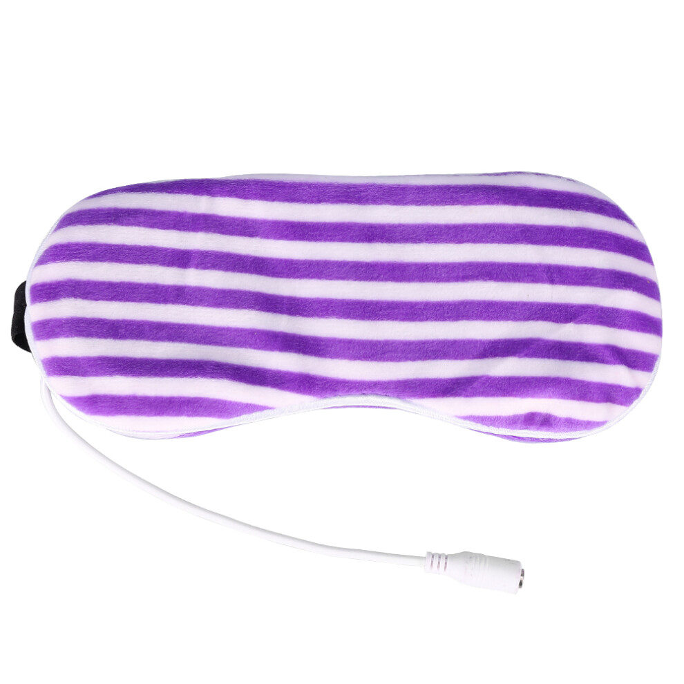 Lavender/Purple Usb Heating Steam Eyeshade Portable Stripe