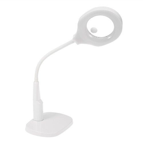 3x8xLED vergrootlamp met klem voor bureau 2
