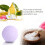 Handgemaakte Badbom Paars Aromatherapie 4