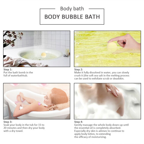 Handmade Bath Bomb Aromatherapy Relaxation Moisturizing Yellow 1