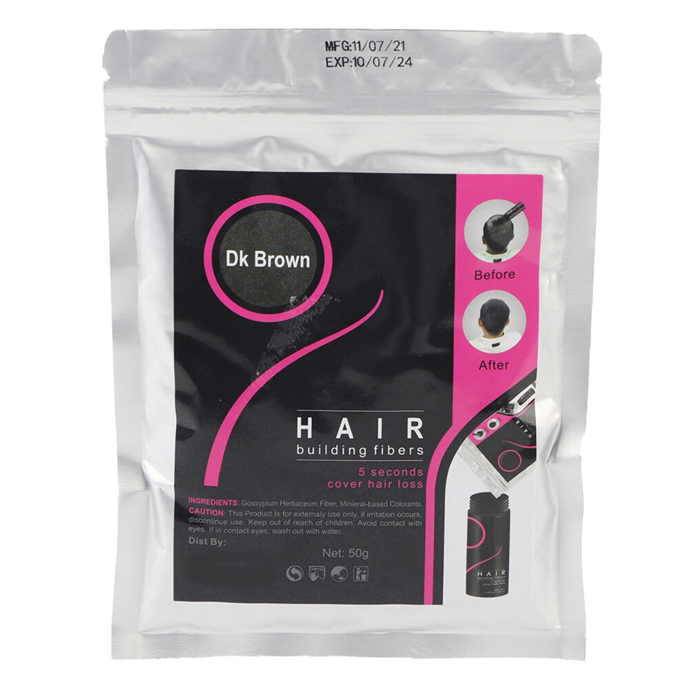 Dark/Brown Hair Building Fiber Thickener Hair Loss Concealer