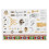 5pcs Metallic Gold Silver Tattoo Stickers 5