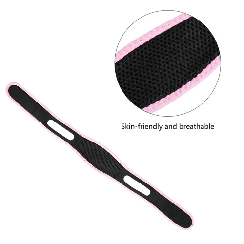 Anti-snorriende kinband roze 2