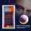 8mm Bunte Kunstwimpern Extension Gradient Einzelne 2