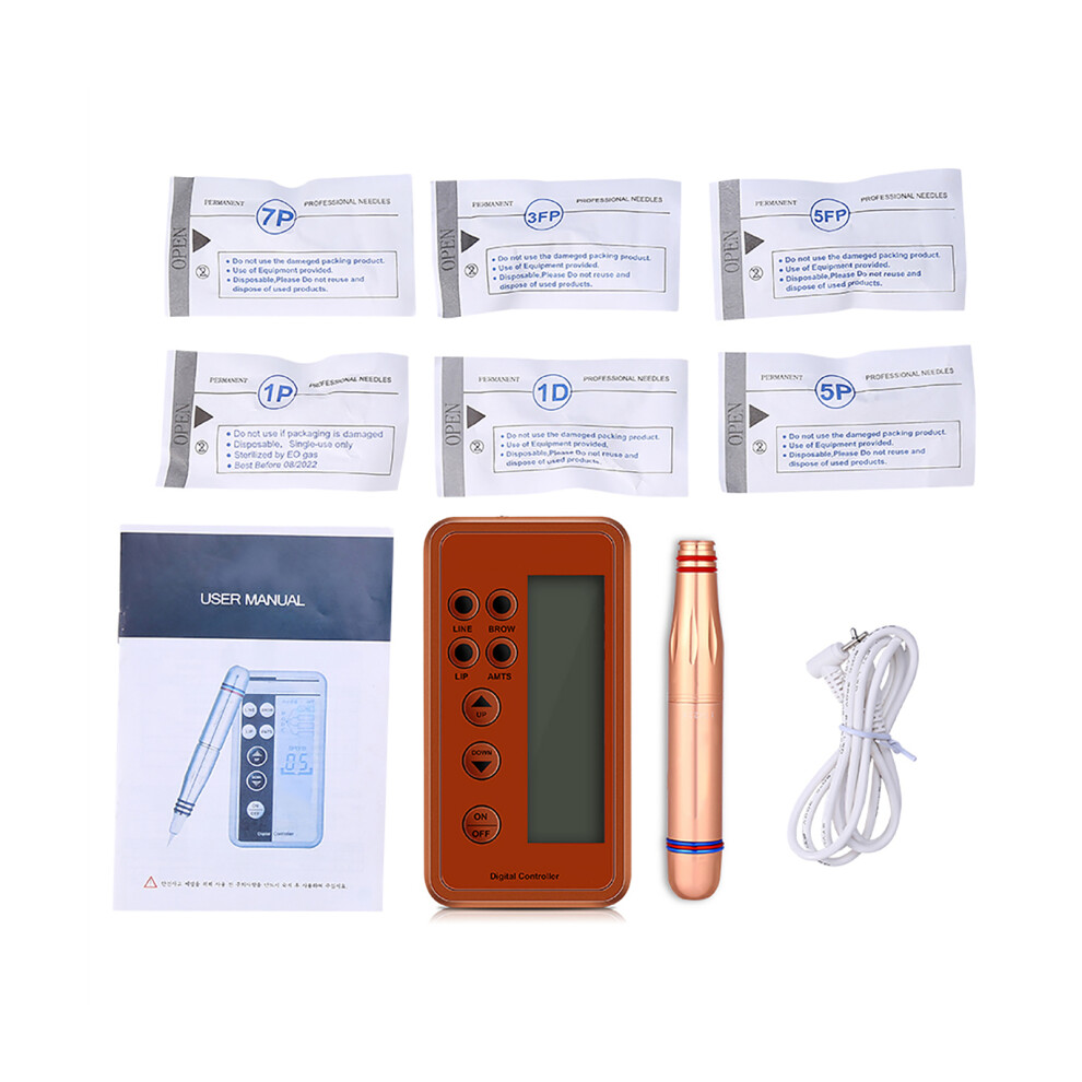 Digital Permanent Makeup Machine Microblading Eyebrow Lip Pen Needles