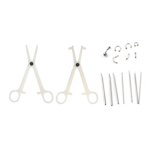Kit Foratura Corpo 4 Pezzi Orecchio Naso