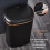 Tower 58L Rectangular Sensor Bin By Tower T838010BLK Cavaletto Black 6