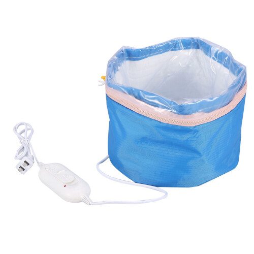 Elektrische Heizhaube mit Temp.-Kontrolle, blau