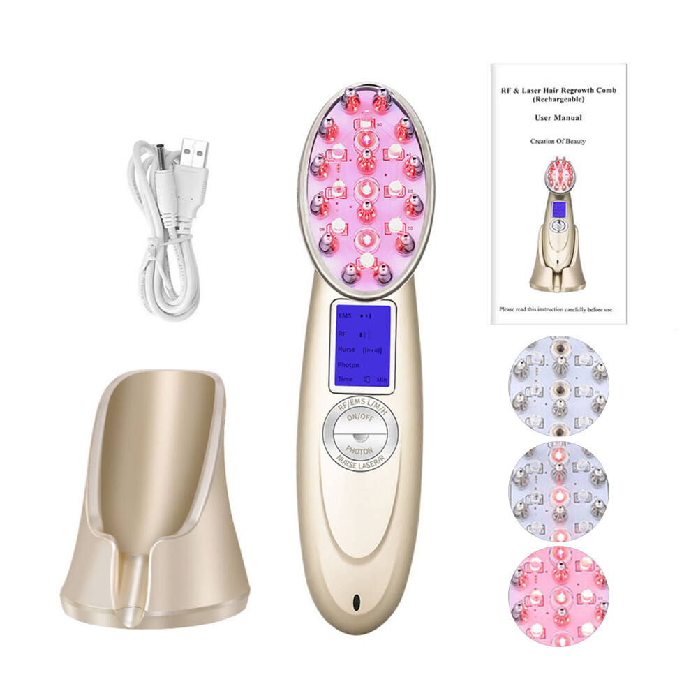 Laser Hair Growth Comb Anti Hair Loss Massager
