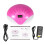 SUN 669 UVLED Nagellampe Trockner mit Smart Sensor Rot Rose 1