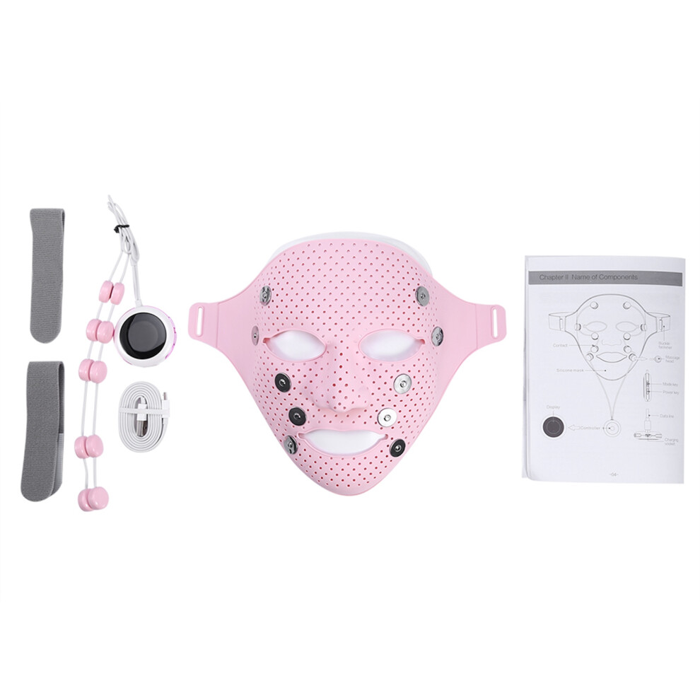 Electric EMS Vibration Beauty Massager Anti-wrinkle Face Mask