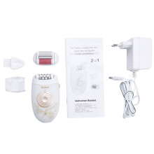 2-in-1 Akku-Epilator & Rasierer für Frauen, Hautpfleger