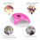 SUN 669 UVLED Nagellampe Trockner mit Smart Sensor Rot Rose 2