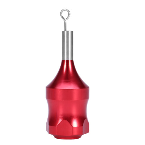 Aluminium-Tattoo-Kartusche Riffelgriff Rot
