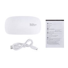 SUN Mini Nagellack-Trockner 6W UV/LED-Lampe Weiß
