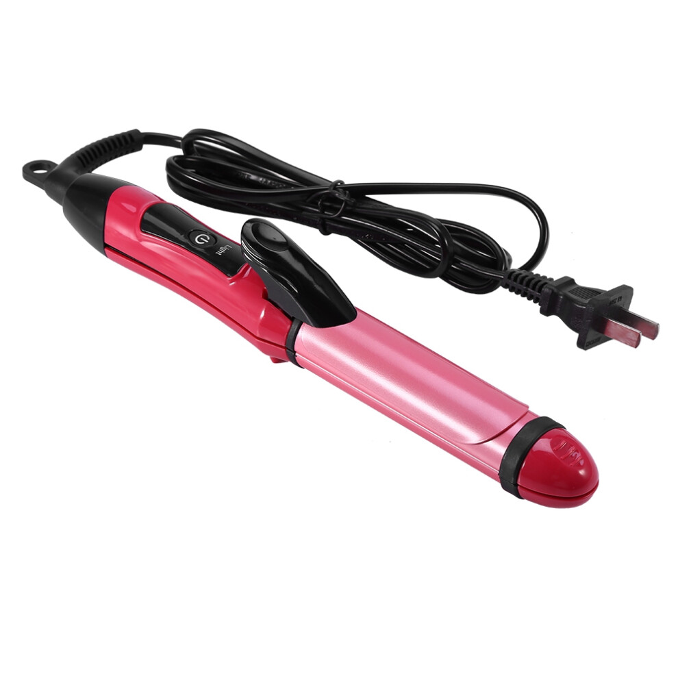 2 in 1 Ceramic Hair Straightener Curler Flat Iron Red