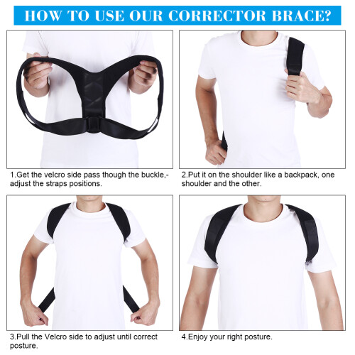 Adjustable Posture Corrector Shoulder Brace 2