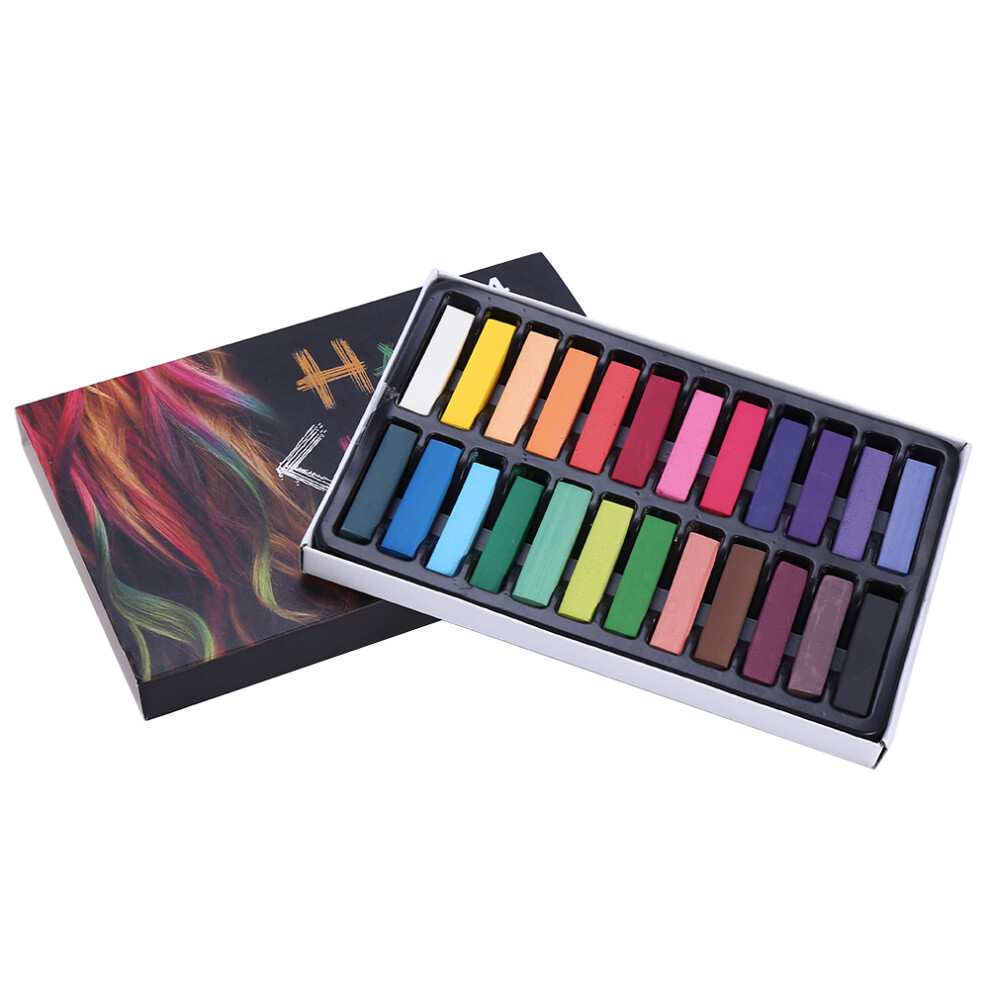OHICO 24 Color Temporary Hair Dye Chalk Pastel Kit (Short)