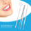 3pcs Dental Hygiene Kit Probe Mirror Tweezers 5