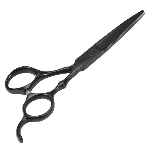 17,5cm Friseur-Thinning-Schere Schwarz 2