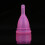 Wiederverwendbare Silikon-Menstruationstasse Rose Rot S 4