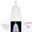 Wiederverwendbare medizinische Silikon-Menstruationstasse Transparent 5