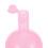 Wiederverwendbare Silikon-Menstruationstasse Pink L 4