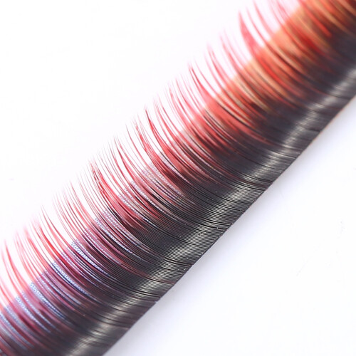 Gradient Color 3D False Eyelashes Dense Extension 12mm 1