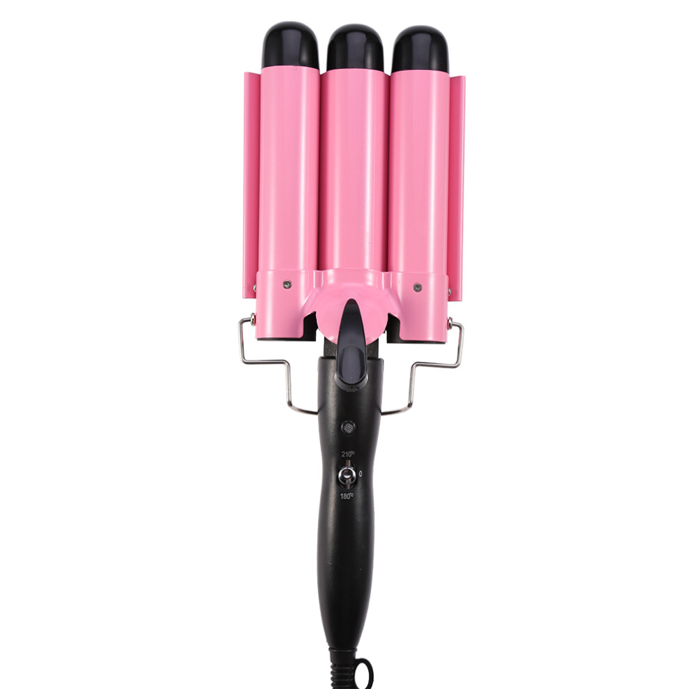 Tourmaline Ceramic Temp Adjustable Triple Pipe Hair Curler 32mm