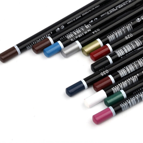 12pcs Waterproof Eyeliner Pencil Multi Color 2