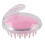 Spazzola Massaggio Testa Shampoo Silicone Rosa 1