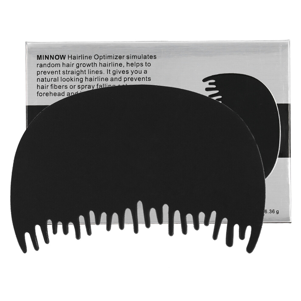 Unisex Minnow Professional Hair Fiber Forehead Hairline Plastic Comb
