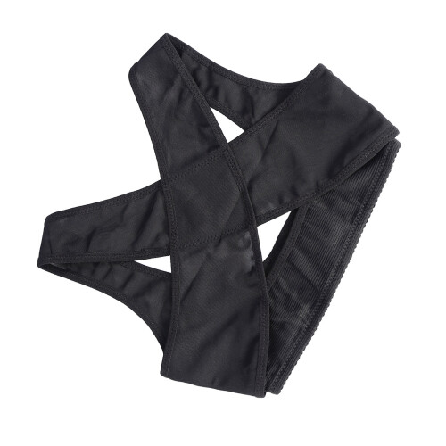 Elastische Rugband Schoudersteun Zwart 1
