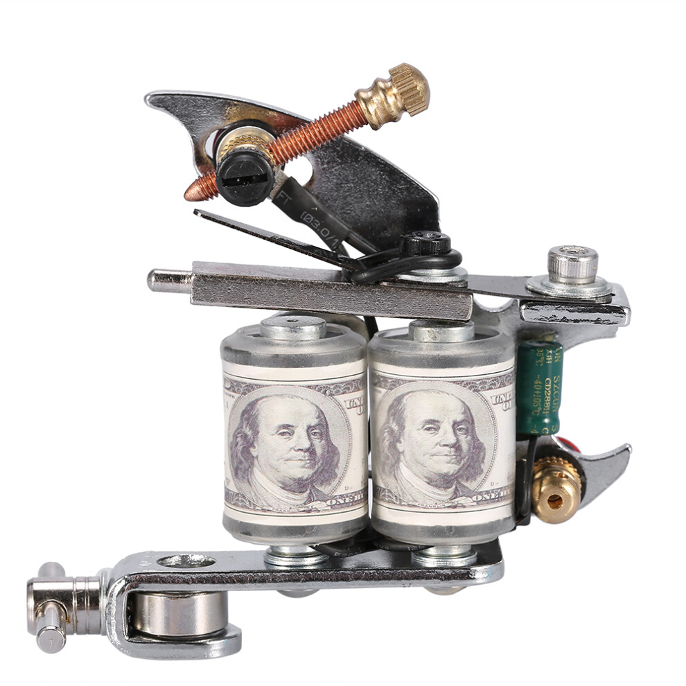 Professional Tattoo Machine Reel Film Coils Gun Frame Shader Supply