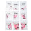 36pz Kit Espansore Orecchie Acrilico Rosa Traslucido 2