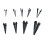 Acryl-O-Ring-Ohrenstreckset 18tlg. 5