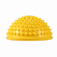 Halbrunde PVC-Massagekugel für Yoga & Fitness (Gelb)