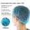 100pcs Disposable Pleated Mesh Tattoo Caps 5
