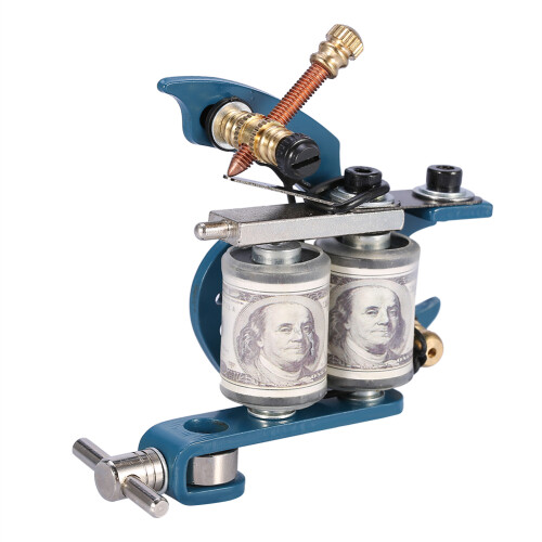 Professionele Tattoo Machine Reel Blauw 2