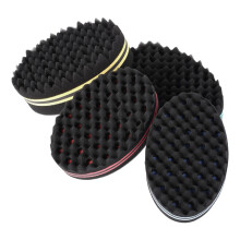 Oval Brush for Afros Dreadlocks Curl Wave Double-sided Hair Braider
