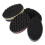 Oval Brush for Afros Dreadlocks Curl Wave Double-sided Hair Braider 1