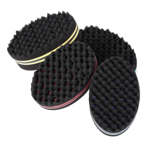 Oval Brush for Afros Dreadlocks Curl Wave Double-sided Hair Braider 2