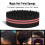 Oval Brush for Afros Dreadlocks Curl Wave Double-sided Hair Braider 3