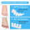 Gel four-hole toe separators transparent pair 2