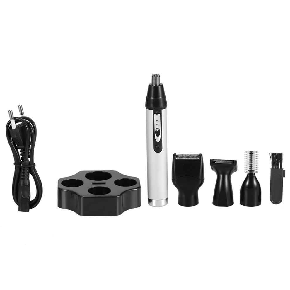 4 In 1 Rechargeable Electric Nose Eyebrow Trimmer Facial Kit