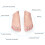 Gel four-hole toe separators transparent pair 3