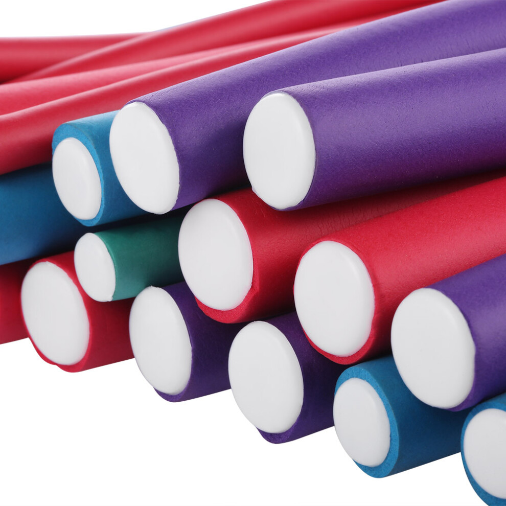 36pcs Foam Curlers DIY Hair Styling Rollers Flexible Rods